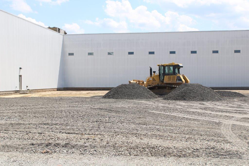 WoodStone Earth concrete work on a commercial construction project
